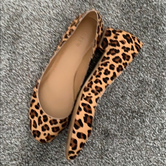 Barely Used J. Crew Lily Calf Hair Heels Size 10 - Picture 3 of 9